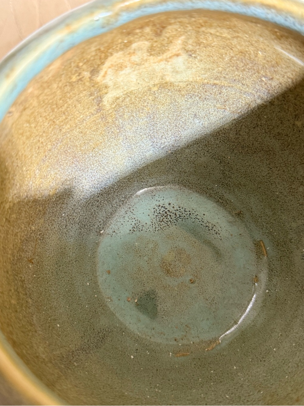 Ceramic Decorative Planter in Seafoam Green - Unbranded - Picture 5 of 7